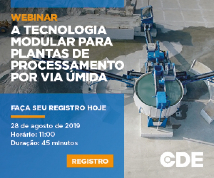 Webinar gratuito sobre como otimizar a produção de agregados com plantas de processo por via úmida