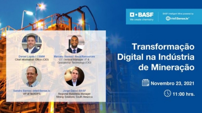 Transformação digital na indústria de mineração é tema de webinar