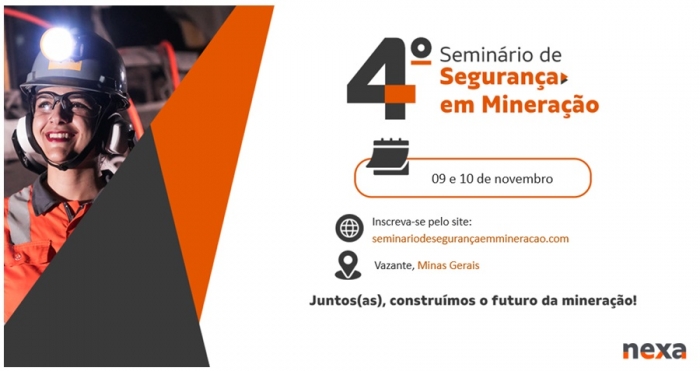 Nexa sedia 4º Seminário de Segurança em Mineração em Vazante