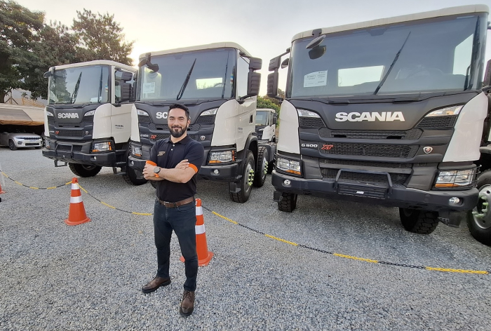 Vendas de caminhões Scania para o segmento de mineração devem chegar a 600 unidades em 2024