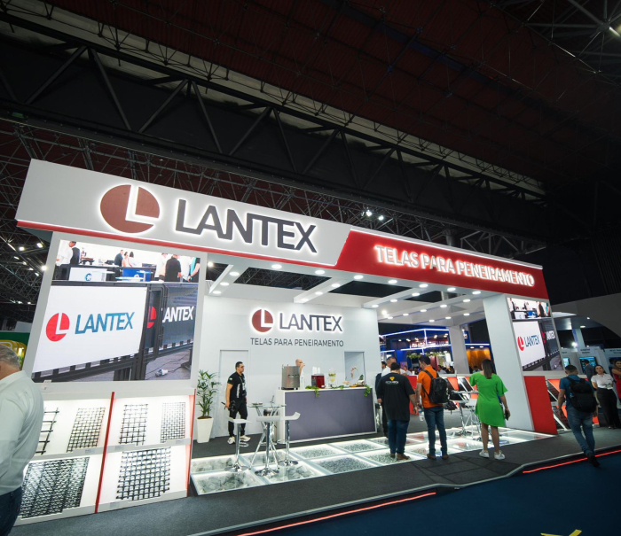 Patrocinadora Diamante da Exposibram, Lantex mostra telas de elevada resistência a abrasão