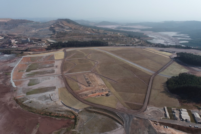 Dique 1A, na mina Conceição, em Itabira (MG), é a 16ª barragem a montante eliminada pela Vale