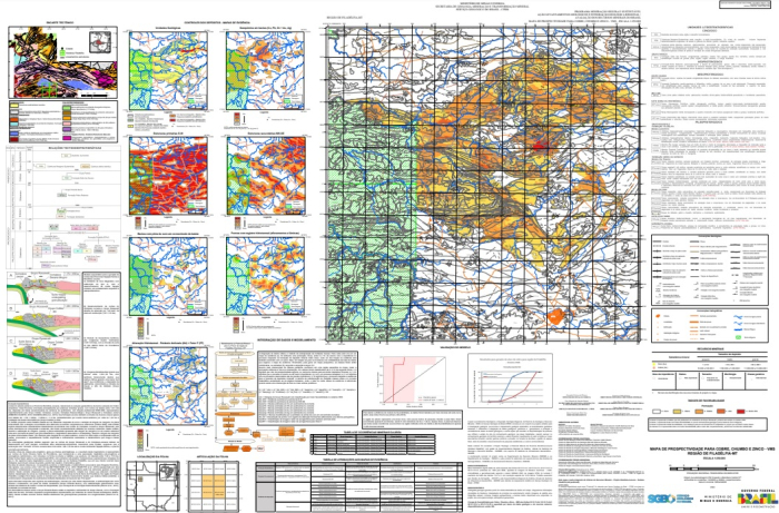 Mapa do SGB indica áreas com maior potencial para cobre, chumbo e zinco no Mato Grosso